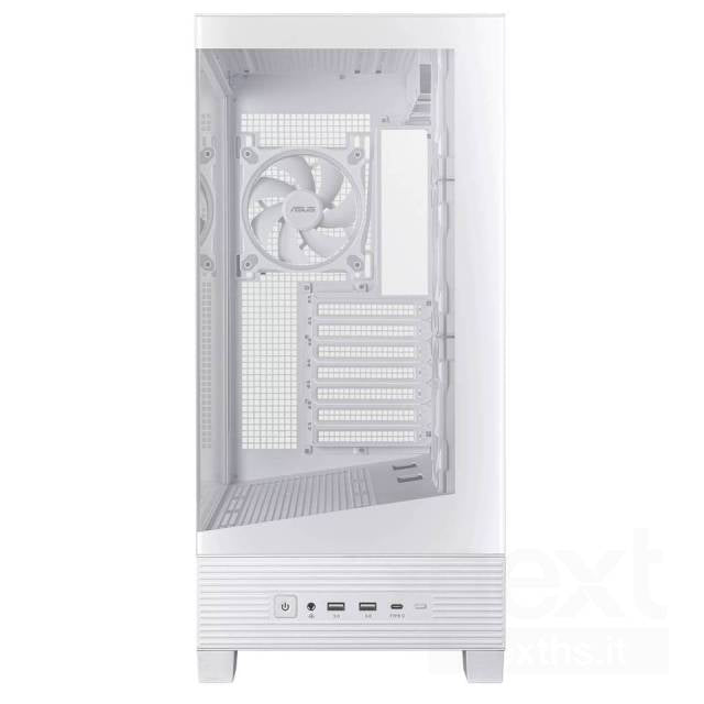 ASUS A31 PLUS  Mid Tower ATX ARGB Tempered Glass White