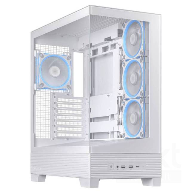 ASUS A31 PLUS  Mid Tower ATX ARGB Tempered Glass White