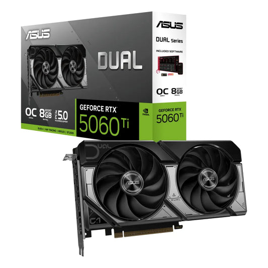 ASUS Dual GeForce RTX 5060 Ti OC 8GB GDDR7 (90YV0MP2-M0NA00)