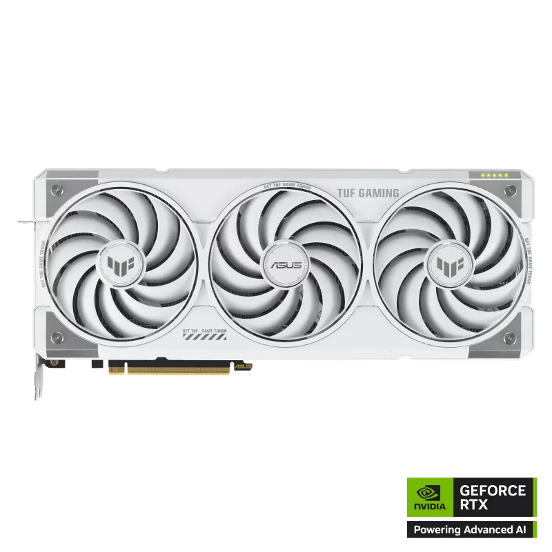 ASUS SCHEDA VIDEO TUF Gaming GeForce RTX 5070 Ti TUF-RTX5070TI-O16G-BTF-WHITE 16GB GDDR7 PCIe 5.0 HDMI 2.1 DisplayPort 2.1 OC White (TUF-RTX5070TI-O16G-BTF-WHITE)