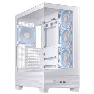 ASUS A31 PLUS  Mid Tower ATX ARGB Tempered Glass White