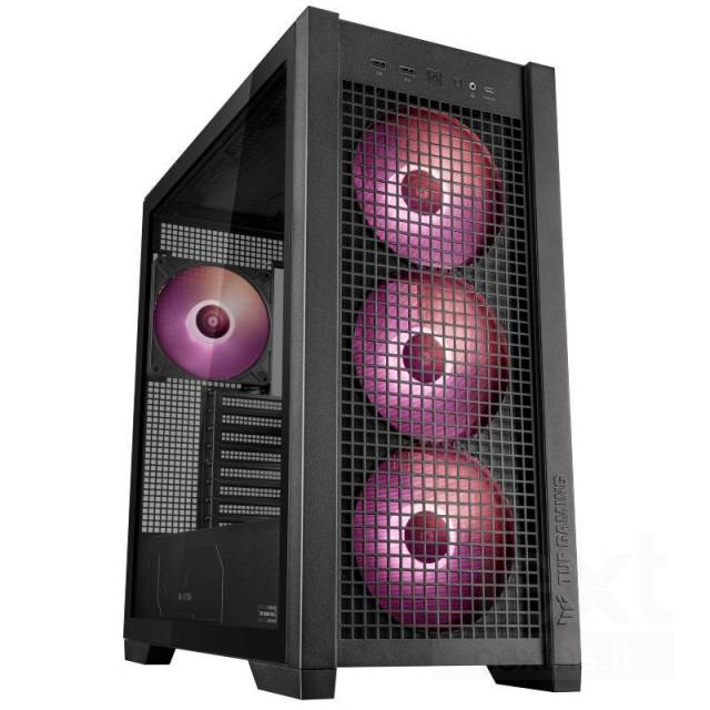ASUS TUF Gaming GT302 ARGB 90DC00I0-B19000 Mid-Tower ATX Case con 4 ventole 140 mm ARGB