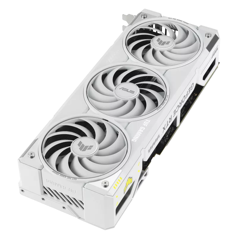 ASUS SCHEDA VIDEO TUF Gaming GeForce RTX 5070 Ti TUF-RTX5070TI-O16G-BTF-WHITE 16GB GDDR7 PCIe 5.0 HDMI 2.1 DisplayPort 2.1 OC White (TUF-RTX5070TI-O16G-BTF-WHITE)