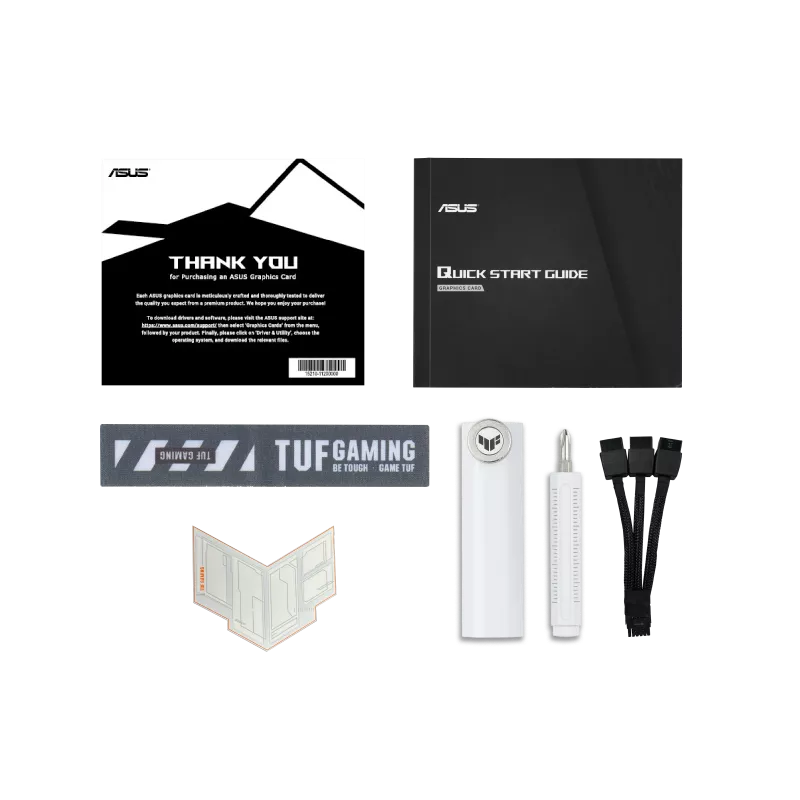 ASUS SCHEDA VIDEO TUF Gaming GeForce RTX 5070 Ti TUF-RTX5070TI-O16G-BTF-WHITE 16GB GDDR7 PCIe 5.0 HDMI 2.1 DisplayPort 2.1 OC White (TUF-RTX5070TI-O16G-BTF-WHITE)
